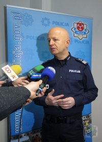 Komendant Główny Policji udziela wywiadu mediom